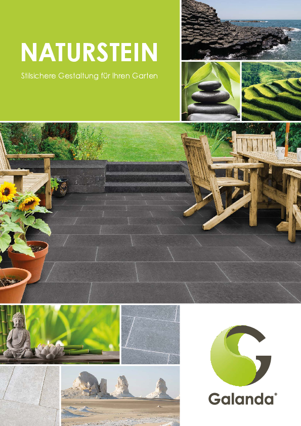 Galanda Broschüre Naturstein