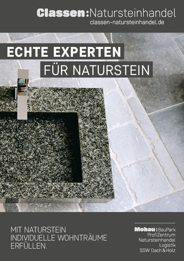 Classen Natursteinhandel - Image-Broschüre