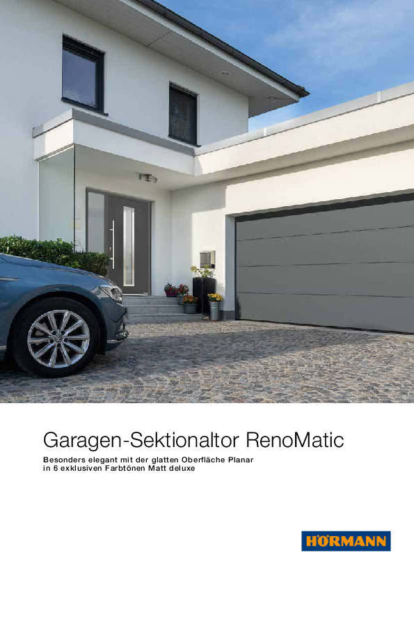 Hörmann Garagen-Sektionaltor Reno Matic